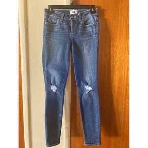 Paige (slightly distressed) Verdugo Skinny Ankle Jean